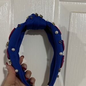 Blue Embellished Headband